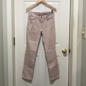 Rose/blush colored Eddie Bauer jeans